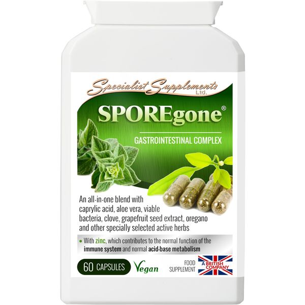 Specialist Supplements SPOREgone Gastrointestinal Complex 60 Capsules