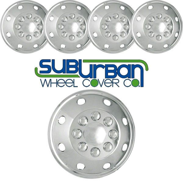 FITS FORD ECONOLINE 150 250 350 VANS 16" CHROME HUBCAPS WHEEL COVERS # AL160P