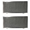 Replacement Aluminum Filters Compatible with GE WB13X5002, Rangeaire (2 Pack)