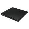 Archgon USB External CD/DVD Drive, Thin Portable, Glossy Surface, Compatible with Both Windows and Mac, USB-A, USB-C Cable Included (Black)