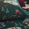 furn. Winter Duvet Cover Set, Pine Green