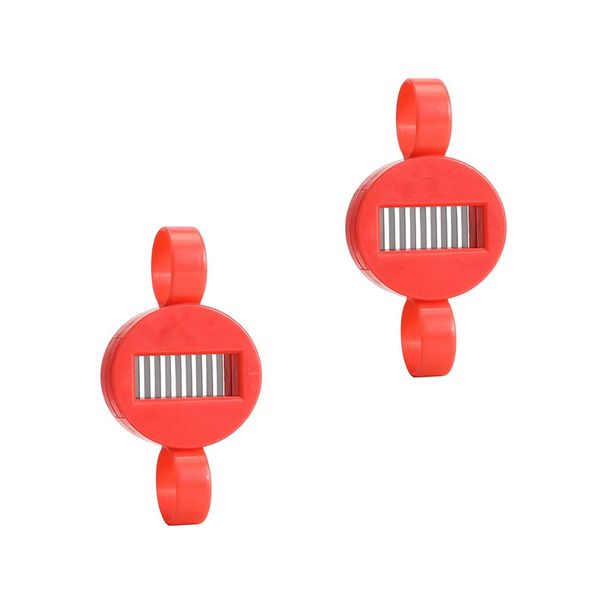 Strong Mini Runner Bean Slicer Cutter 2 Pcs Bean Slicer for Stringing Cutter Fast Bean Cutting Easy to Clean
