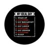 Funny Sculpturing my ideal day PopSockets Adhesive PopGrip
