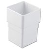 Marshall Tufflex Square 65mm Pipe Socket/Joiner RWSS1 Black White Brown Clay (White)