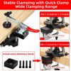 3-Axis Concealed Hinge Jig Ultra with Extra Hinge Screw Hole Guide and Quick Cla