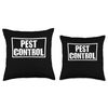 Pest Control Exterminator Throw Pillow