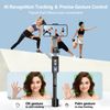 Auto Face Tracking Tripod 360° Rotation with Stand, 70.9" Motion Sensor Phone 