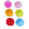 Vision4ever 12-Pack Silicone Flower Shape Molds - 6.5cm Multi-Color Bakeware Kitchen Tools for Baking and Crafting