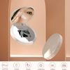 Sunscreen Testing Mirror, Sunscreen Testing Camera with Light 2X Magnification Travel Makeup 3.5in Pocket Camera Checking Sunscreen for Face Portable Mirror for Sunscreen Test