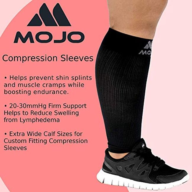 Mojo Compression Socks - 6XL Beige Plus Size Support Stockings