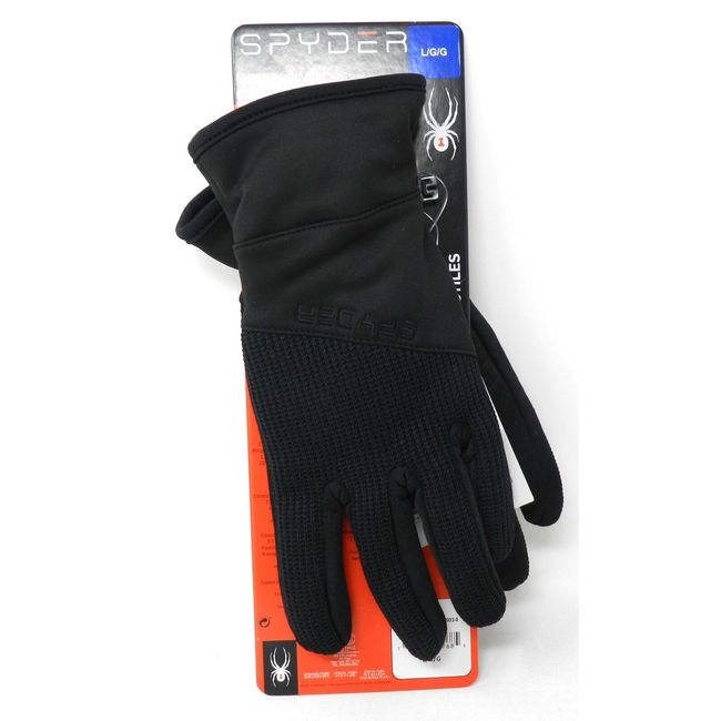 Spyder Core Conduct Insulated Touchscreen Gloves Large Black