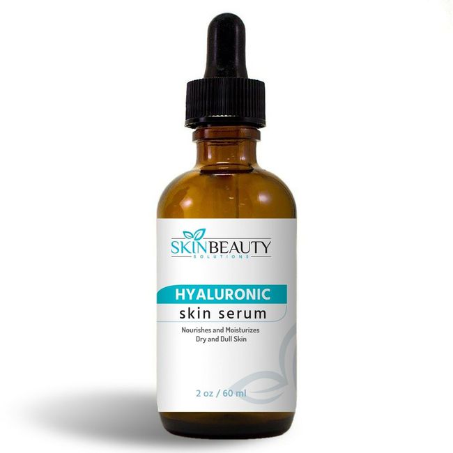 Best Selling (2oz) HYALURONIC ACID Skin HA Serum for Younger Hydrated Skin