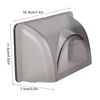 Access Control Rain Cover, Weatherproof Protective Shield Doorbell Keypad Card Reader Shell Transparent Plastic Controller Attachment Rainproof Fit for Wireless Video Fingerprint Lock Security System