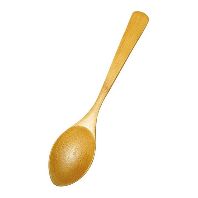 Marujyu Folk Craft Bamboo Curry Spoon, Total Length 7.9 inches (20 cm)