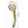 RV Shower Head 3 Modes On Off Switch Camper Water Saving & High Pressure Gold