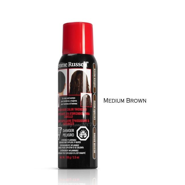 Jerome Russell Spray on Hair Color Thickener - Medium Brown 3.5oz