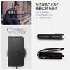 Spigen ACS05421 iPhone 14 Case, Notebook Type, Shock Absorption, Shock Resistant, PU Leather, Lightweight, Thin, Compatible with Wireless Charging, Card Storage, Stand Function, Wallet S (Matte/Black)