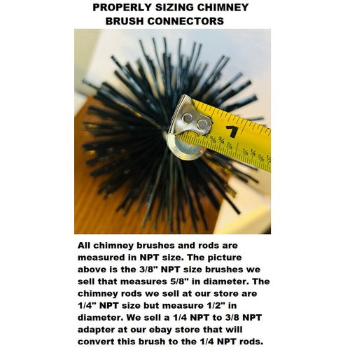 IMPERIAL 6" Round Poly Chimney Brush Heavy Duty NEW! FREE USA SHIPPING!
