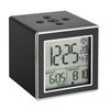 TFA 60.2521 Radio Controlled Alarm Clock - Silver