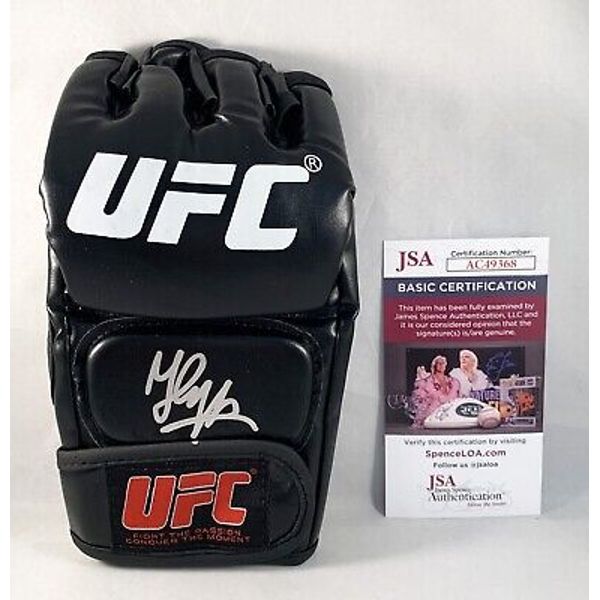 Said Nurmagomedov Signed MMA Glove UFC JSA 3 COA