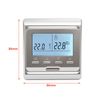 Adept Technology Digital Programmable Silver Thermostat for Precise Control - Ultra-Compact Design - Ideal for Electric and Wet Underfloor Heating Systems