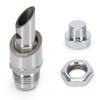 Universal SS Exhaust Vacuum Scavenger Crank Case Vent CCV Kit Catch Can Silver