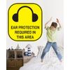 Ear Protection Sign Wall Decal