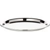 EDZARD Marlene Serving Tray, Round, Elegant, Silver-Plated, Tarnish-Resistant, Diameter 34 cm