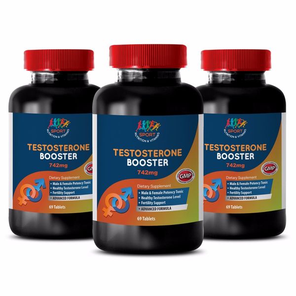 Prostate Health Tablets - Testosterone Booster 742mg - Wild Yam Root Powder 3B