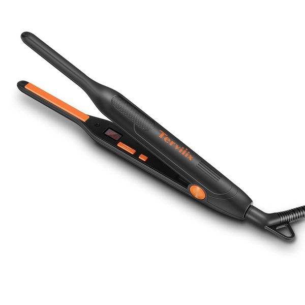 Terviiix Small Flat Iron For Short Hair, Temperature Adjustable Pencil