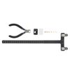 Raguso Bow Square Archery Kit, Abrasion Aluminium Alloy Stable Location Bow String Nocking Points Set for Compound Down Bows