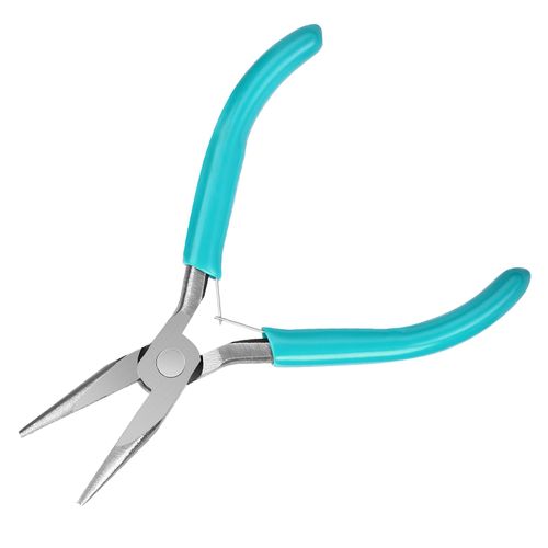 Needle Nose Pliers 5 Inch, Chain Nose Pliers for Jewelry Making, Flat Nose Jewelry Pliers, Small Pliers Mini Handle Craft Pliers for Jewelry Making and Repair, Wire Bending Gripping Tools