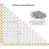 Nivelliersystem XL 1 mm 100x Laschen