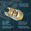 Sharkbite Max 1/2 Inch Brass Slip Coupling Fast Connect Plumbing Fitting