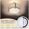 PATIKIL Lampshade Diffuser, 11.5" Diameter Round Diffuser for Drum Lampshades Pendants Light, DIY Light Shield, Frosted White