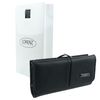Lorenz Ladies Large Black Cowhide Leather Clasp Purse/Wallet