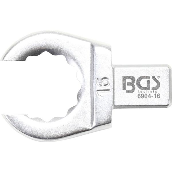 BGS 6904-16 | Push Fit Ring Spanner | open Type | 16 mm | Square Size 9 x 12 mm