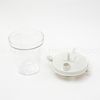 Suction Canister 800mL Turret Lid Float Valve Rigid Plastic Graduated Disposable