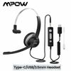 Mpow Wired Headphones Over-Ear Headset Super Bass Earphone for Phone Computer