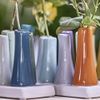 Chive - Pooley 2, Ceramic Flower Vase, 8-Tube Shape (Yellow)