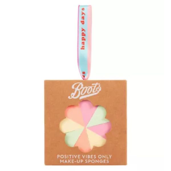Boots Positive Vibes Only Make Up Sponges
