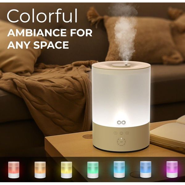 Everlasting Comfort Humidifier  Cool Mist 2.5 Liter Digital Touch