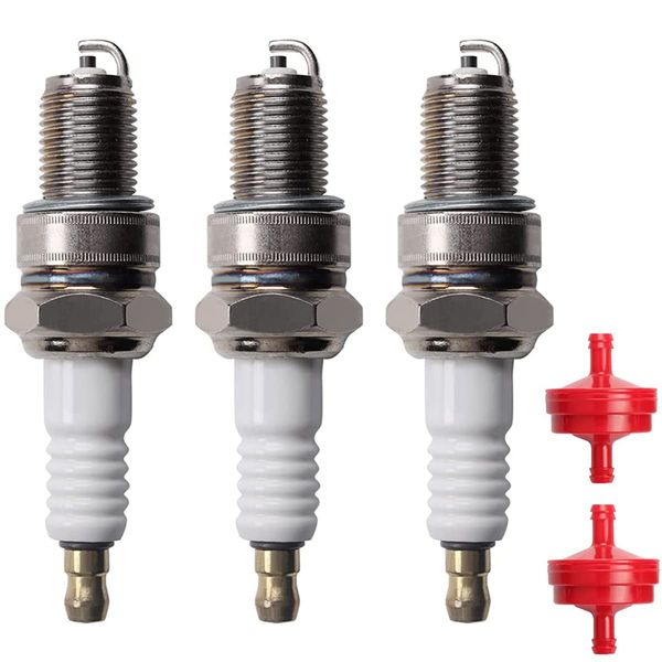 ZAMDOE 3 Pack F6RTC Spark Plug for Stens 131-039 Torch for MTD 951-10292 751-10292 Lawn Mower Generator Snow Blowers OHV Engines, Replaces 14R-6D W175TR30 415-OE004 VW20