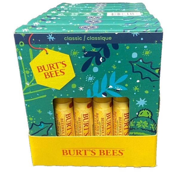 Soothe & Save: Stock Up on Burt's Bees Classic Lip Balm 32 Count/ 8 boxes of 4