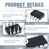 Innfeeltech Timer IC NE555P Generator Single Period Time DIP 8 Double Pole Pack of 50
