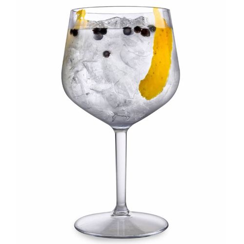 AIOS Set of 2 Unbreakable BPA Free Tritan Gin Glasses/Vodka Glasses/Cocktail Glasses. Capacity 750ml. Allows Room for garnishes and ice.