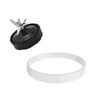 Suitable for Rubber Gaskets Replacement Seal White O-Ring for Blender BL492 4 PCS