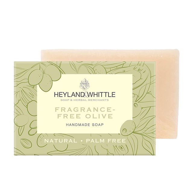 Heyland and Whittle - PALM FREE Olive (Fragrance Free) Soap Bar, 120g