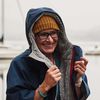 Red Original Unisex Knitted Beanie, Roam (Mustard)