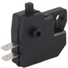 AYNEFY Motorcycle Right Brake Light Switch, Plunger, Push Button, ON-OFF, Black